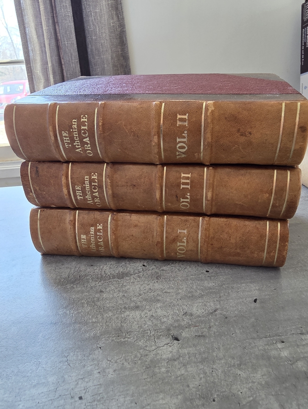 The Athenian Oracle  Three Volumes Leather Bound/1703